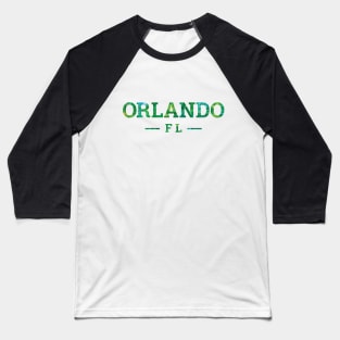 Orlando, FL Alcohol Ink Baseball T-Shirt